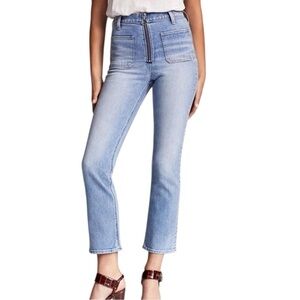Aritzia Denim Forum The Just Peachy Straight Jeans- Size 27